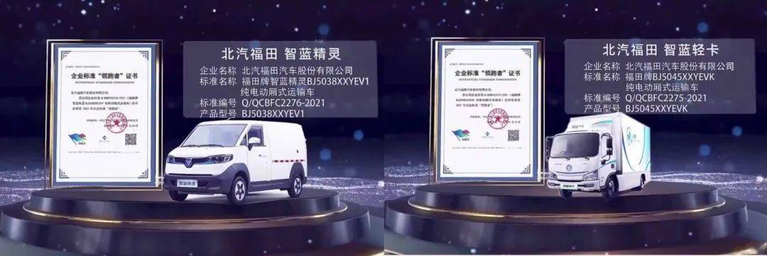 中国商用车领跑者诞生 福田汽车荣获商用车"领跑者"荣誉奖项