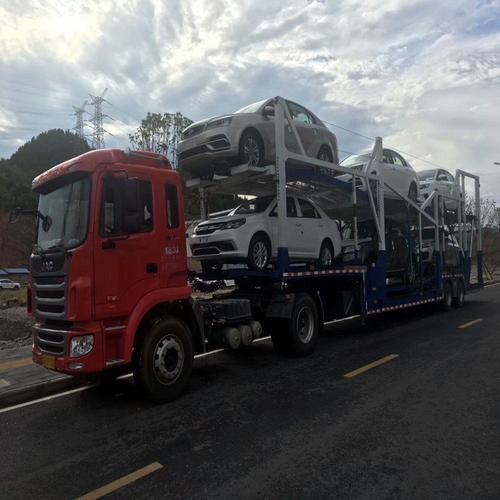 出口2桥车辆运输车 13.75米轿运车 欧式制作结构