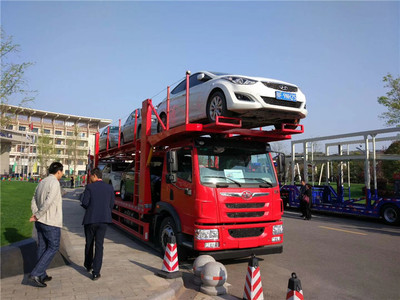 天津河北保定拉5台小轿车运输车..